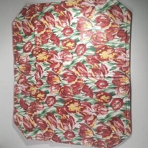 Longaberger Set Of 2 Placemats  Reversible, Tulip Print